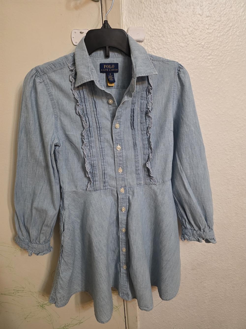 Polo by Ralph Lauren Light Blue Denim Dress